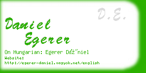 daniel egerer business card